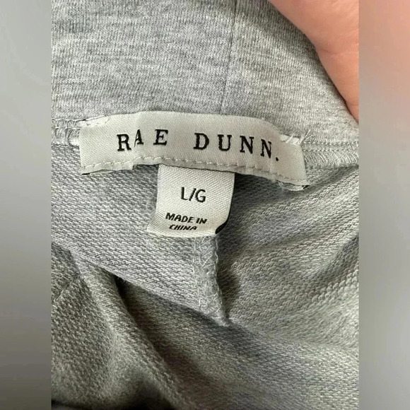 Women’s Rae Dunn Gray Chino Stretchy Waist Ankle Bermuda Pants With Pockets LG - Picture 4 of 4